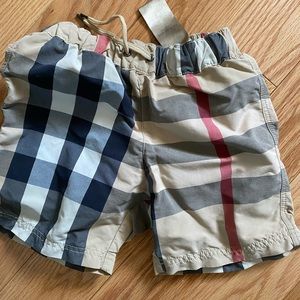 Boys Burberry swim shorts
